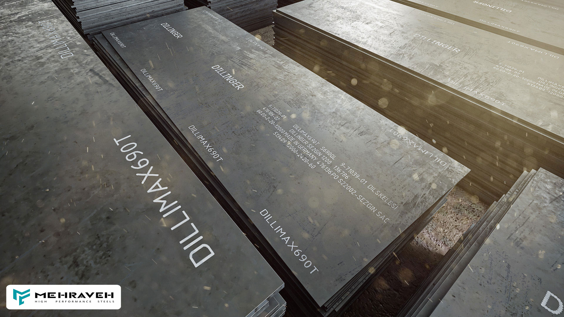 ابعاد و ضخامت ورق استحکام بالا